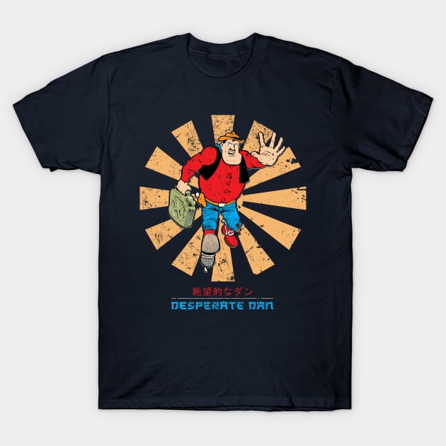 Desperate Dan Retro Japanese T-Shirt by Nova5